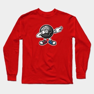 Dab dabbing bowling ball bowling alley strike spear Long Sleeve T-Shirt